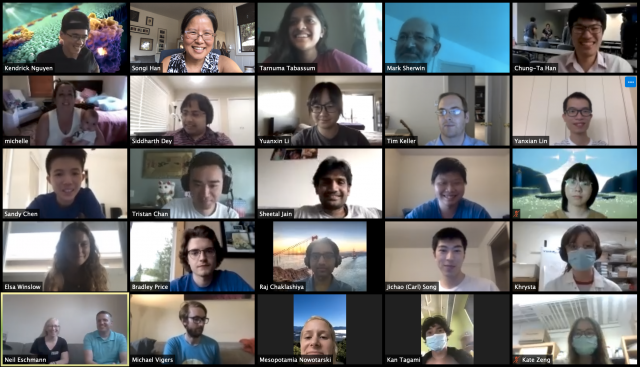 The Han Lab celebrates Chung-Ta's PhD defense.