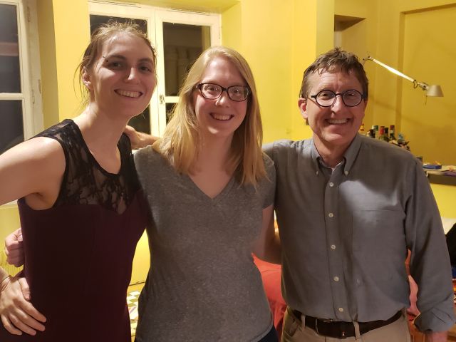 Apr 2019 - Dr. Alicia Lund, Dr. Alisa Leavesley, and Prof. Bradley Chmelka reunited in Lyon, France.