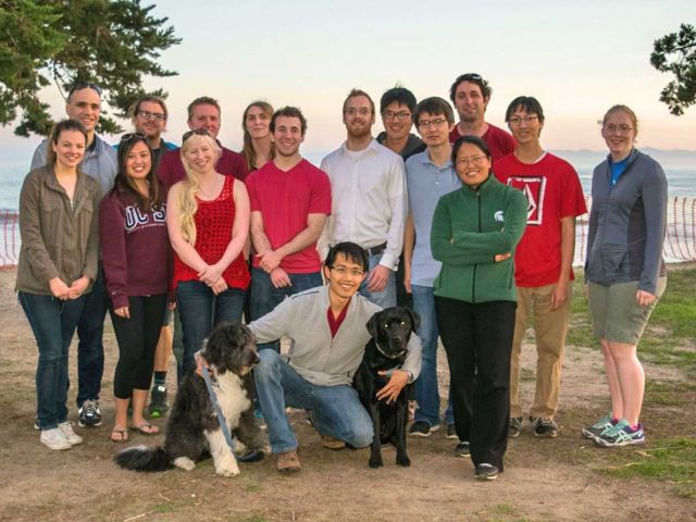 Feb 2012 - Chi-Yuan Cheng's farewell party. He was a post-doc and a project scientist in the Han lab from 2008–2016